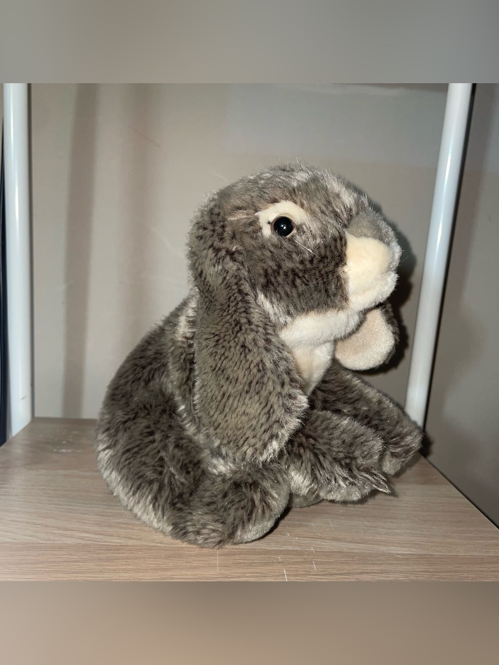 Toys R Us Bunny Rabbit Tan Brown Beige 10" Soft Plush Stuffed Animal RARE